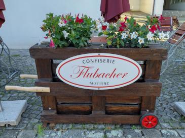 Confiserie Flubacher - Aussenbereich